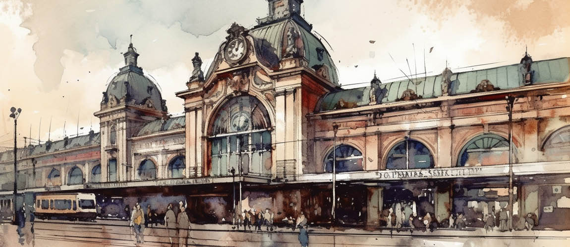 The Allure of Parisian Train Stations