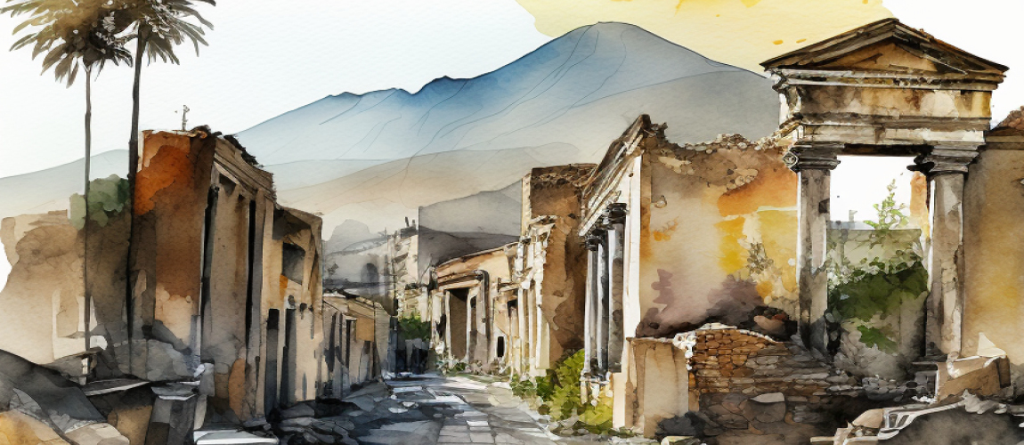 Pompeii, the preserved ancient Roman city